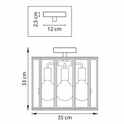 Люстра на штанге Lightstar Genni 798231