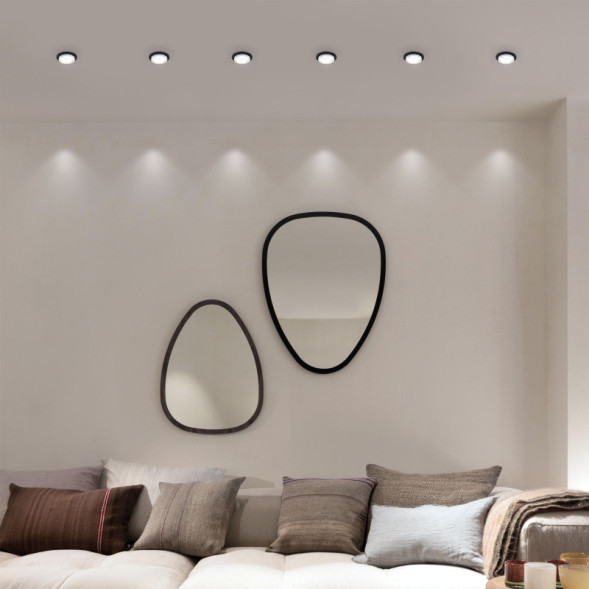 Встраиваемый точечный светильник Elektrostandard 114 MR16 белый/черный