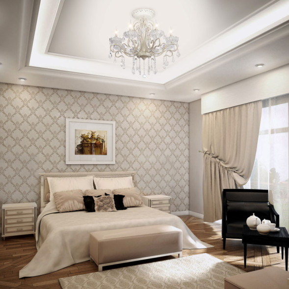 Люстра на штанге Eurosvet ETNA 12205/8 белый Strotskis