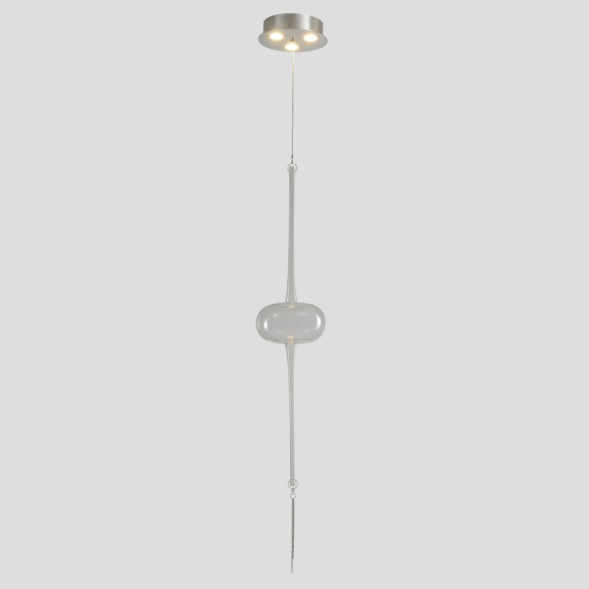 Подвесной светильник Crystal Lux GLASS GLASS SP3W LED CHROME