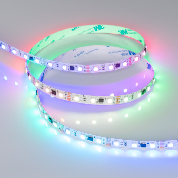 Лента Arlight DMX-B60-10mm 5060 039174 70W 12V 1125lm RGB IP20