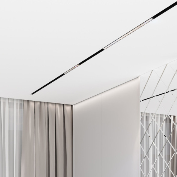 Магнитный трековый светильник Elektrostandard Slim Magnetic 85530/01 черный