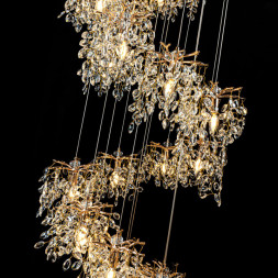 Каскадная люстра MODELUX 6555.25 ML.6555.25 GD