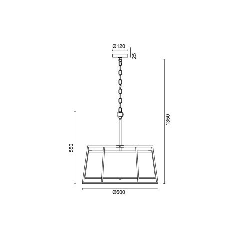 Подвесной светильник Vele Luce Linda VL4243P07