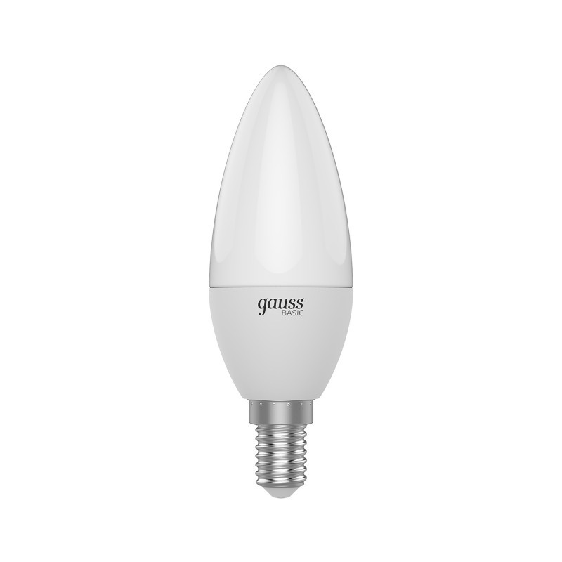 Светодиодная лампа Gauss 1033116 5.5W 220V 400lm E14 белый (теплый)