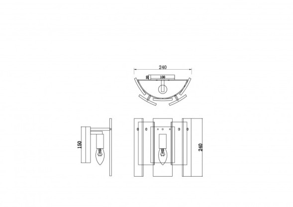 Бра Freya Ottimo FR5198WL-01BS