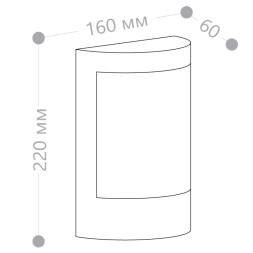 Уличный настенный светильник Feron 11880