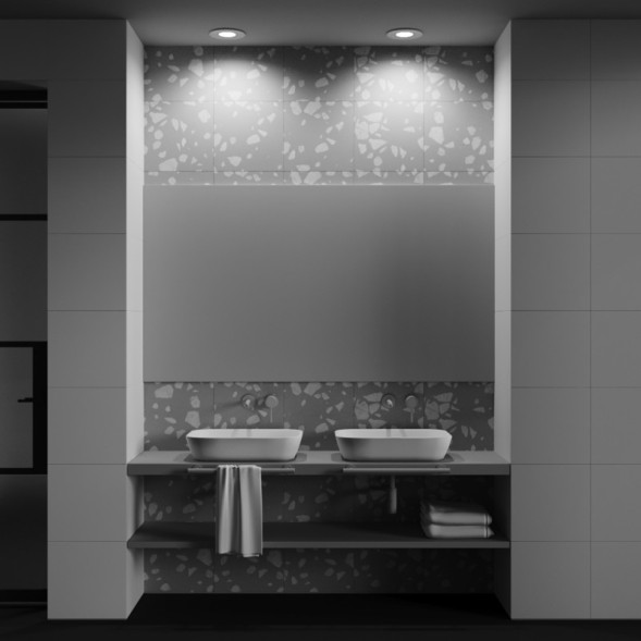 Точечный влагозащищенный светильник Maytoni Technical Wink DL061-GU10-W