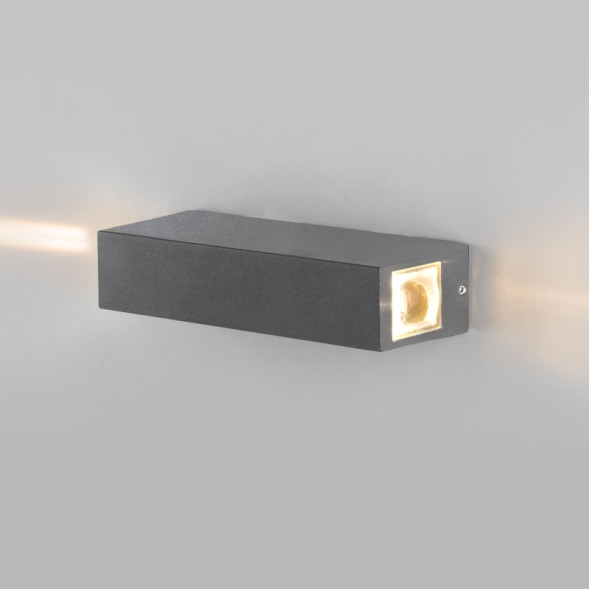 Уличный настенный светильник Elektrostandard Blaze LED серый (35136/W)