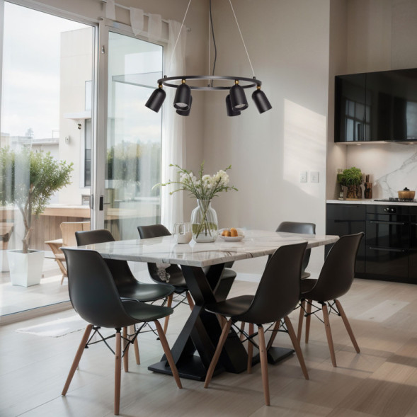 Подвесная люстра DeMarkt Астор 545013906