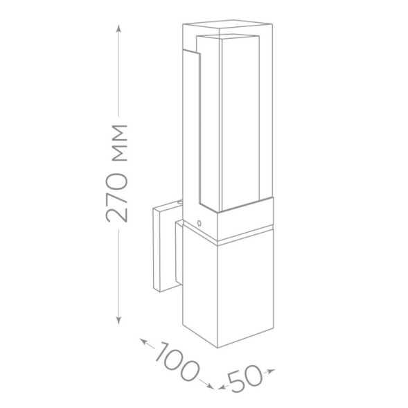 Уличный настенный светильник Feron 11705