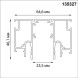 Трековый шинопровод Novotech FLUM 135327