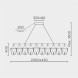 Подвесная люстра MODELUX ML.5603 ML.5603.2000P CH