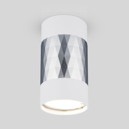 Накладной точечный светильник Elektrostandard DLN110 GU10 белый/серебро