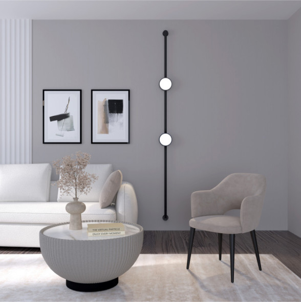 Светодиодный трековый светильник Denkirs BELTY FLOW DK5567-BK