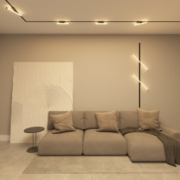 Светодиодный трековый светильник Denkirs Strom DK6638-BK