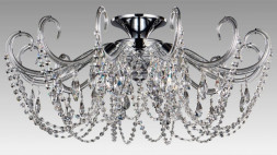 Потолочная люстра Crystal Lux Imperia IMPERIA PL6 CHROME/TRANSPARENTE