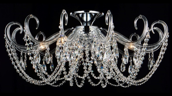 Потолочная люстра Crystal Lux Imperia IMPERIA PL6 CHROME/TRANSPARENTE