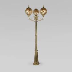 Садово-парковый светильник Elektrostandard Sirius F/3 черное золото