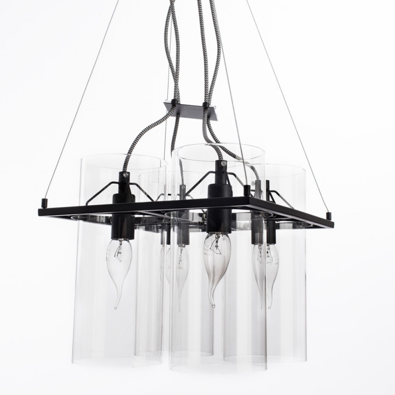 Подвесная люстра ARTE Lamp Piatto A8586SP-4BK