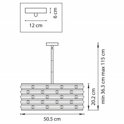 Люстра на штанге Lightstar Amerigo 746068
