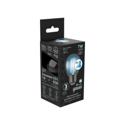 Светодиодная лампа Gauss Filament 105802207-S 7W 220V 580lm E27 белый (дневной)