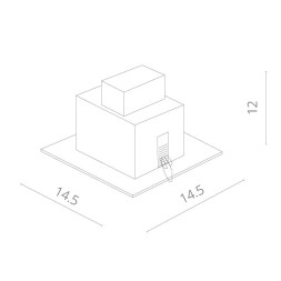 Встраиваемый точечный светильник ARTE Lamp Cardani medio A5930PL-1SI