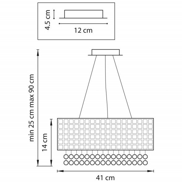 Подвесная люстра Lightstar BEZAZZ 743164