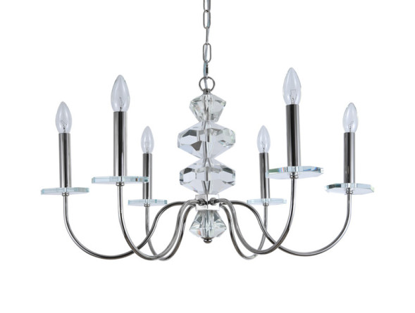 Подвесная люстра Newport 3876/С nickel