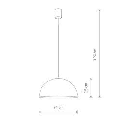 Подвесной светильник Nowodvorski HEMISPHERE RUST S 6367