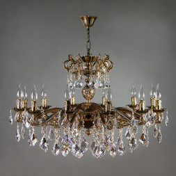 Подвесная люстра AMBIENTE by BRIZZI LEON 2128/12 PB New Leaf