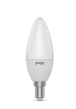 Светодиодная лампа Gauss 1033126 5.5W 220V 420lm E14 белый (дневной)
