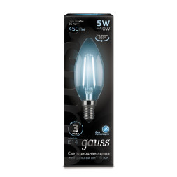 Светодиодная лампа Gauss Filament 103801205 5W 220V 450lm E14 белый (дневной)