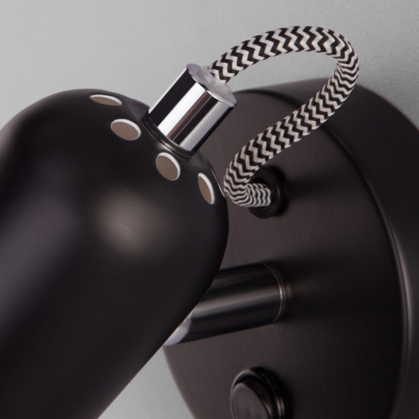 Спот Eurosvet Canotier 20083/1 черный/хром