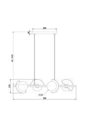 Детская люстра Freya Sepia FR5391PL-04CFL