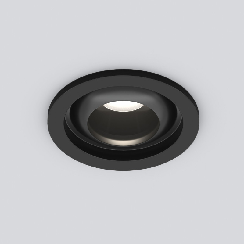 Встраиваемый точечный светильник Elektrostandard 25022/LED 5W 4200K BK черный