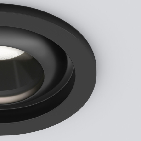 Встраиваемый точечный светильник Elektrostandard 25022/LED 5W 4200K BK черный