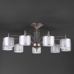 Люстра на штанге Eurosvet ADAGIO 60080/9 сатин-никель