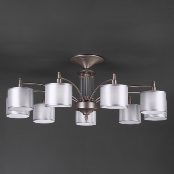 Люстра на штанге Eurosvet ADAGIO 60080/9 сатин-никель