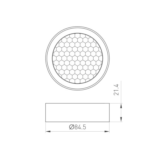 Антибликовая решетка Arlight calipso 046765