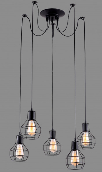 Подвесной светильник ARTE Lamp SPIDER A1109SP-5BK