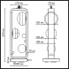 Садово-парковый светильник 5434/3FB Odeon Light luma
