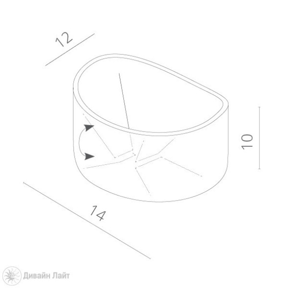 Уличный настенный светильник ARTE Lamp RULLO A1415AL-1GY