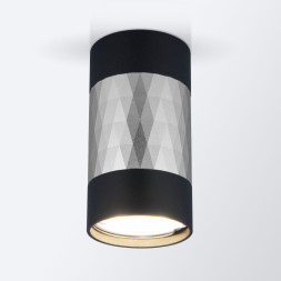 Накладной точечный светильник Elektrostandard DLN110 GU10 черный/серебро