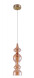 Подвесной светильник Crystal Lux IRIS IRIS SP1 A AMBER