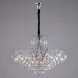 Каскадная люстра Eurosvet CRYSTAL 10080/12 хром/прозрачный хрусталь Strotskis
