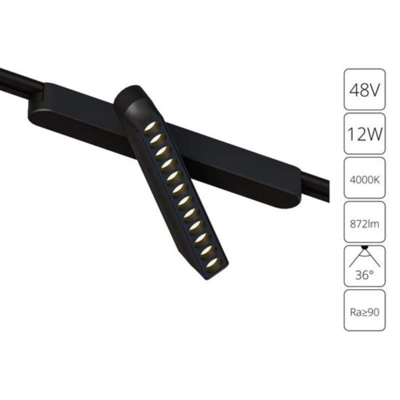 Магнитный трековый светильник ARTE Lamp RAPID A6161PL-1BK