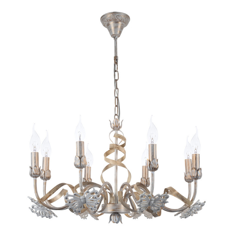 Подвесная люстра ARTE Lamp Libellula A8626LM-8WG