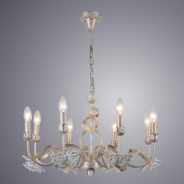 Подвесная люстра ARTE Lamp Libellula A8626LM-8WG