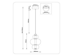 Подвесной светильник Ambrella Light LH11057 HIGH LIGHT